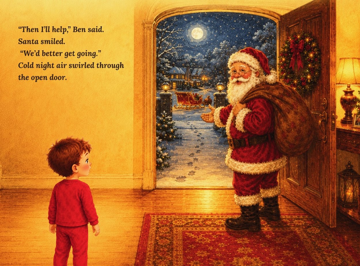 “Then I’ll help,” says a very brave little helper.