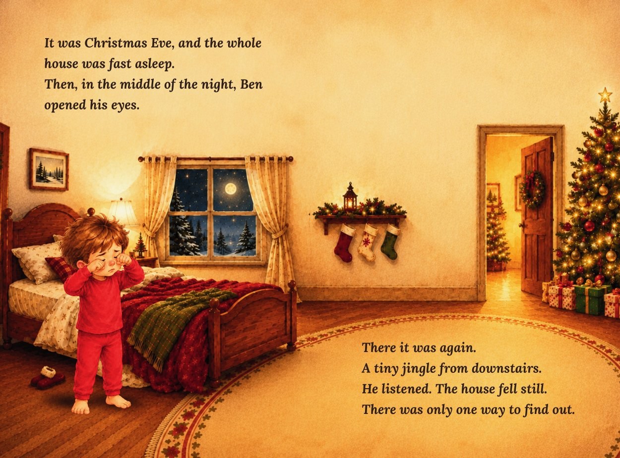 Christmas Eve, and the whole house is fast asleep.